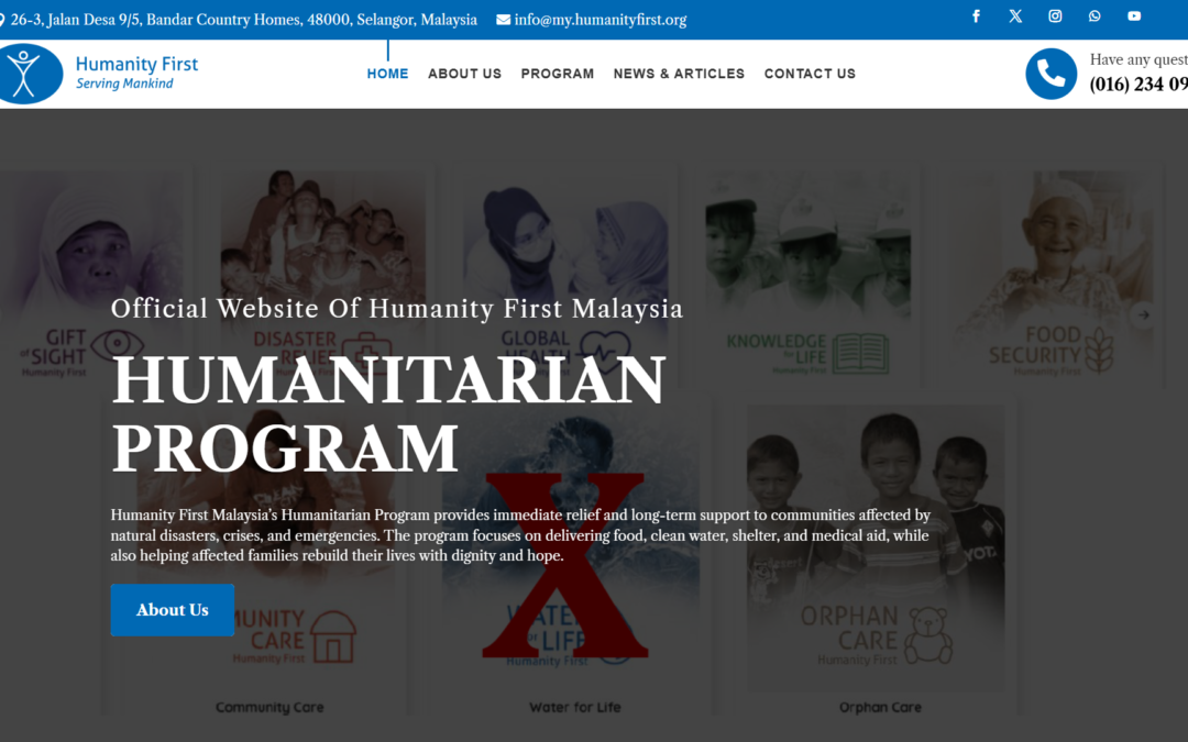 Official Website of Humanity First Malaysia