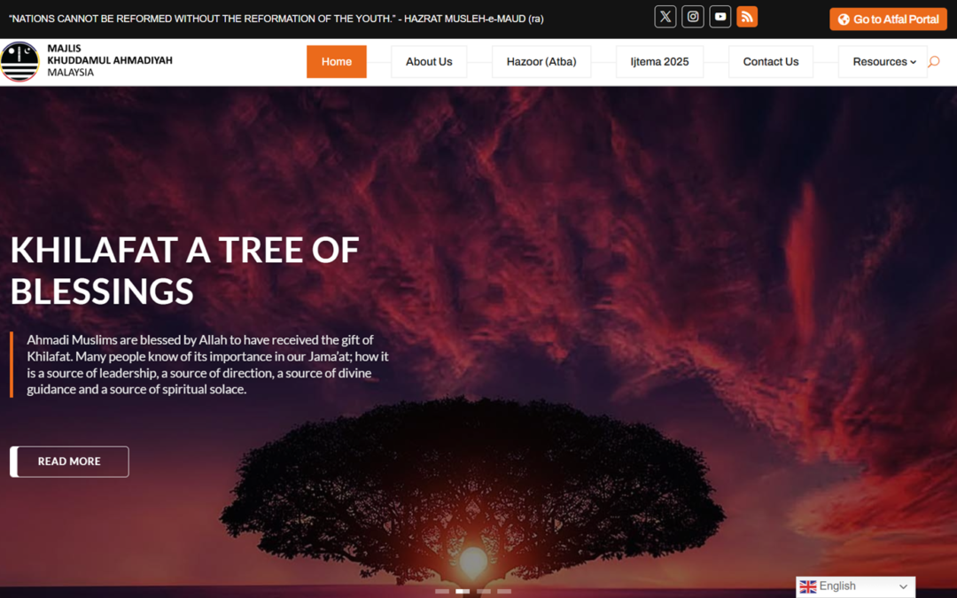 Official Website of Majlis Khuddam ul Ahmadiyya Malaysia