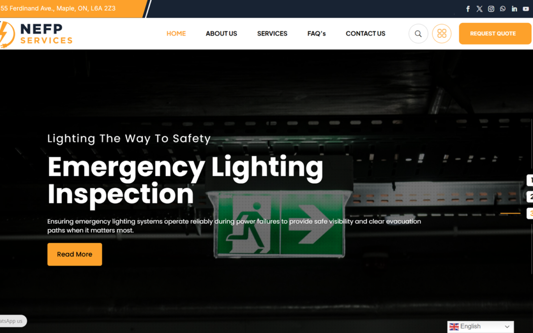 Official Website of NEFP Electrical and Mechanical Company Inc. Canada